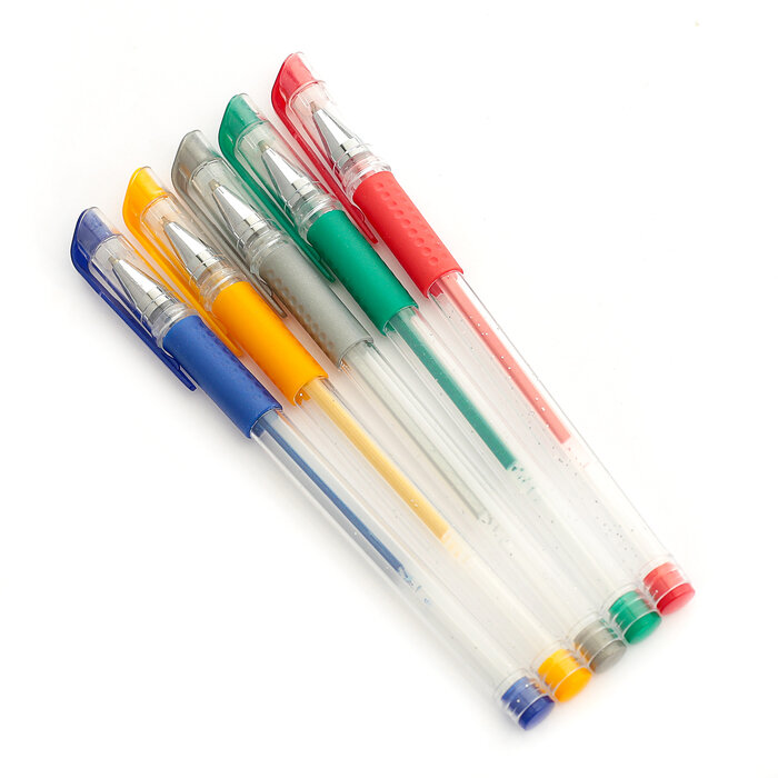 Ручка гелиевая набор 5 цветов Montex, цена за набор