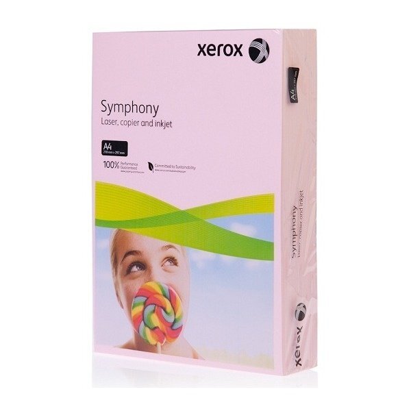 Бумага Xerox цветная SYMPHONY Pastel Pink (80) 500л. 
