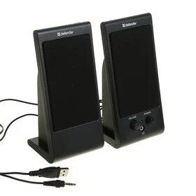 Компьютерные колонки 2.0 Defender SPK-170, 2x2 Bt USB, черные