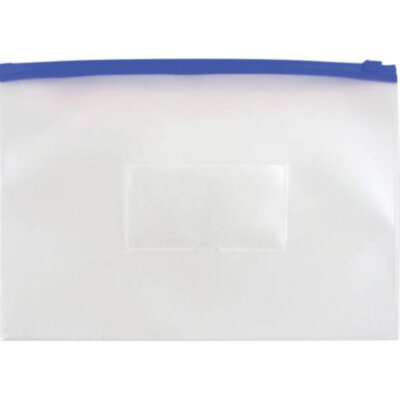 Папка на молнии "deVENTE" A4 150 мкм, с карманом для визитной карточки