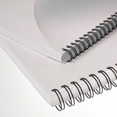 Пружина металлическая 3:1 А4 size 3/8 (9,5мм/65) черный (100шт в пач) iBind