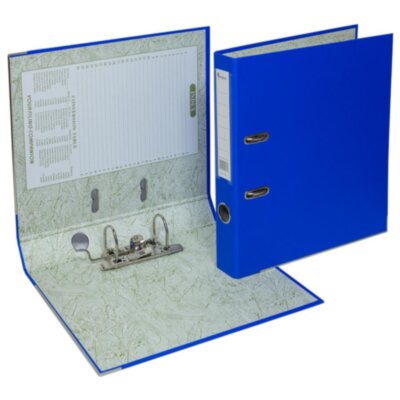 Папка-регистратор, А4, 50 мм, ПВХ/бумага, синий, Forpus Eco