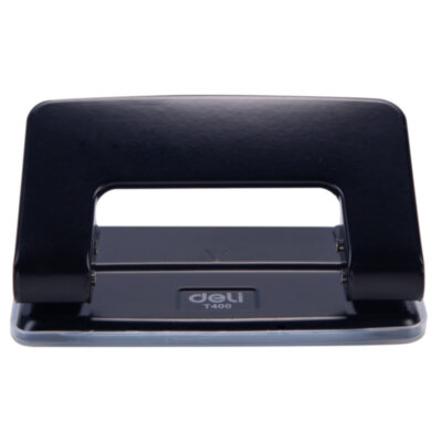 Дырокол DELI "E0136", до 10 листов, металлический корпус   044-0136