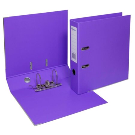 Папка-регистратор, А4, 70 мм, ПВХ/ПВХ, фиолетовый, Forpus