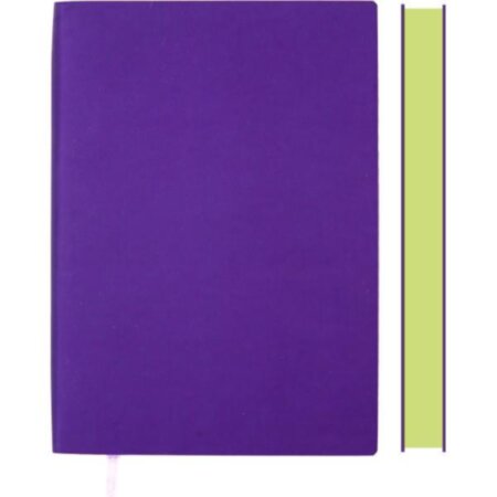 Ежедневник недат. "deVENTE. Nobile. Soft touch" A5 320 стр, фиолетовый,кожа. (ТН ВЭД 4820103000)