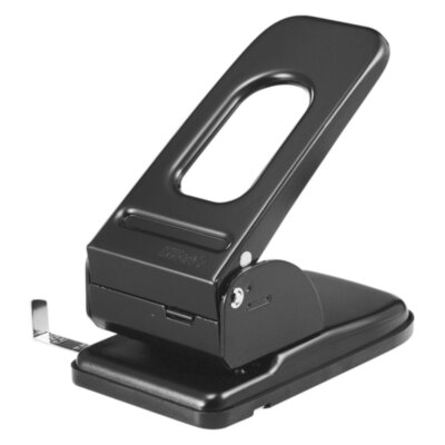 Дырокол на 2 отверстия, 1-70 л., металл, черный KW-Trio