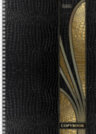 Тетрадь "Hatber", 96л, А4, клетка, 3D лак и фольга, ламинация, на гребне, серия "Gold Style"