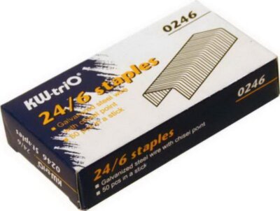 Скобы для степлера №26/6 1-30л., 1000шт KW-trio