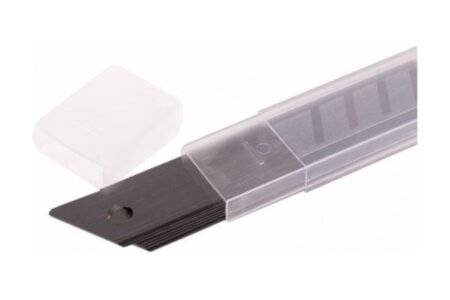Лезвия в пластиковом пенале для канцелярских ножей (10 шт; 18 мм) Office Space