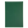 Блокнот "Hatber", 80л, А5, клетка, пластиковая обложка, на гребне, серия "Velvet - Зелёный"