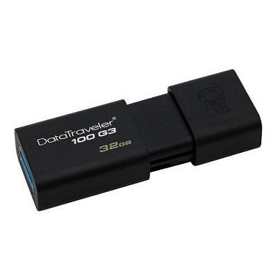 USB Флеш 32GB 3.0 Kingston DT100G3/32GB черный