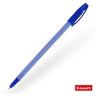 Ручка шариковая Luxor "Stripes" 0,55 мм, синяя