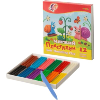 Пластилин 12цв. "Кроха"