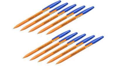 Ручка шариковая, 0,7 мм, синяя, корп. оранжевый, "R-301 Orange", Erich Krause, 43194