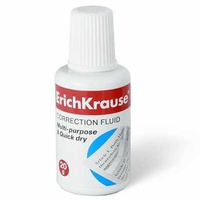 Корректирующая жидкость ERICH KRAUSE, 20 мл, флакон с губкой
