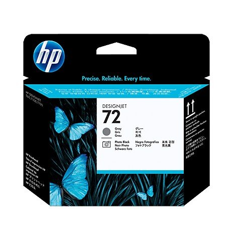 HP C9380A Gray and Photo Black Printhead №72