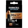 Батарейка DURACELL OPTIMUM AA 4BKP CEE штучно