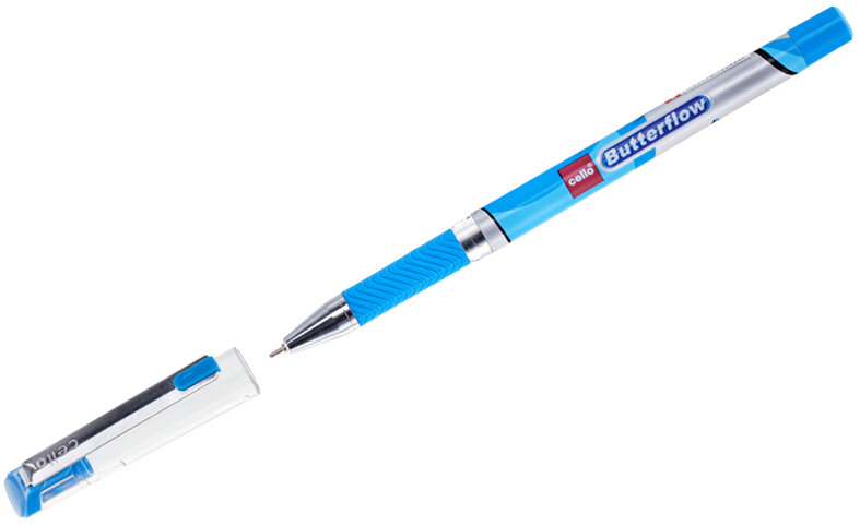 Ручка шариковая CELLO "Butterflow" 0,5 мм, синяя
