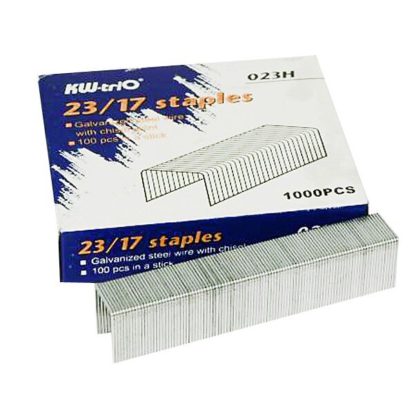 Скобы для степлера №23/17 130-160л. KW-trio