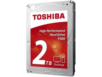 Жесткий диск HDD 1Tb TOSHIBA P300 SATA 6Gb/s 7200rpm 64Mb 3.5" HDWD110UZSVA (HDKPC32AKA01)