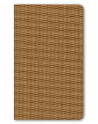 Бизнес-блокнот "Hatber", 128л, А5, клетка, с цветным срезом, мягкий переплет, серия "Dobby" бежевый