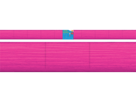 Бумага гофрированная "Attomex" 50*250см флористич. ярко-розовая