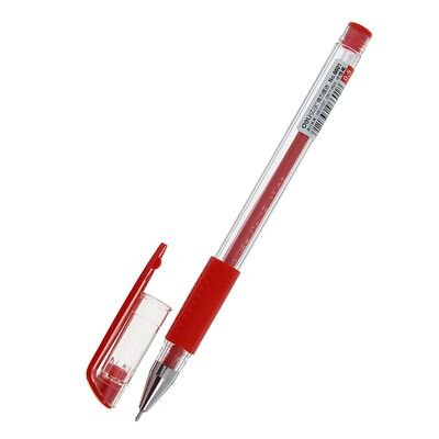 Гелевая ручка красная 0,5мм DELI 6600 красная